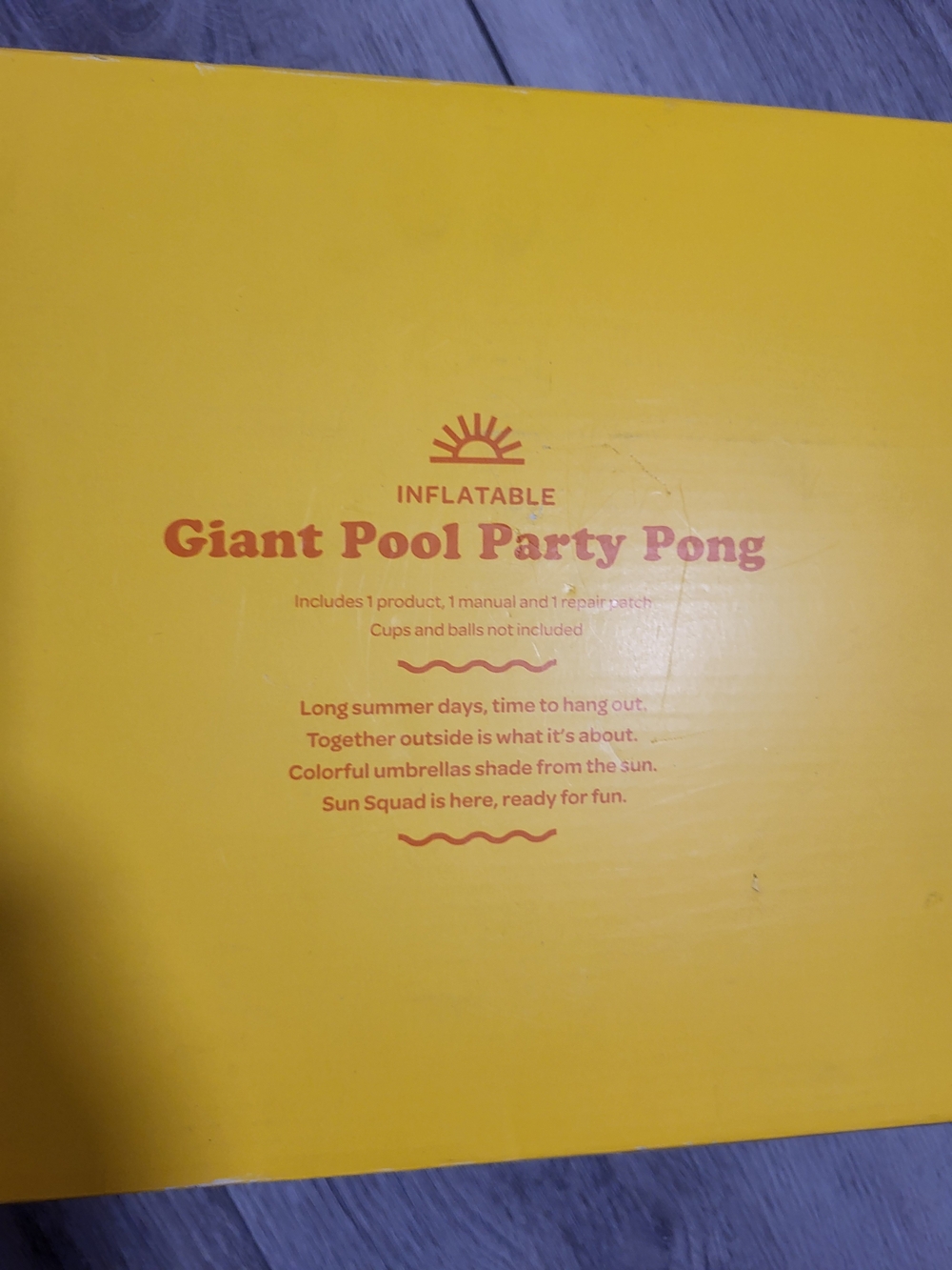 Inflatable Giant Pool Party Pong - Picture 2 of 2